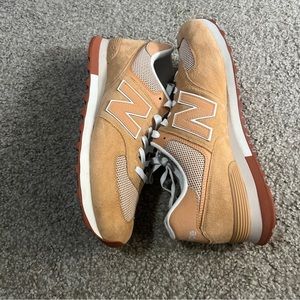 New Balance 574 in rustic orange size 13